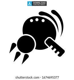 ping pong icon or logo isolated sign symbol vector illustration - high quality black style vector icons
