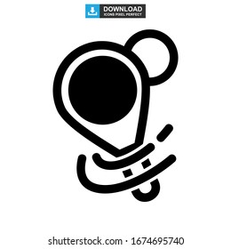 ping pong icon or logo isolated sign symbol vector illustration - high quality black style vector icons
