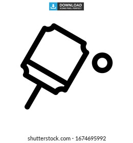 ping pong icon or logo isolated sign symbol vector illustration - high quality black style vector icons
