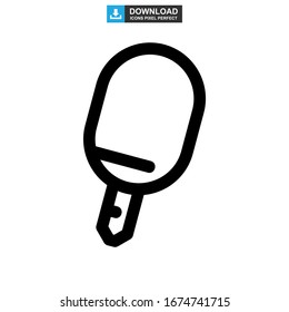 ping pong icon or logo isolated sign symbol vector illustration - high quality black style vector icons
