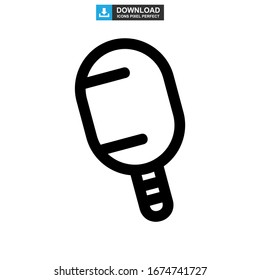 ping pong icon or logo isolated sign symbol vector illustration - high quality black style vector icons
