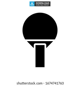 ping pong icon or logo isolated sign symbol vector illustration - high quality black style vector icons
