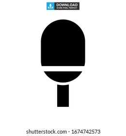 ping pong icon or logo isolated sign symbol vector illustration - high quality black style vector icons
