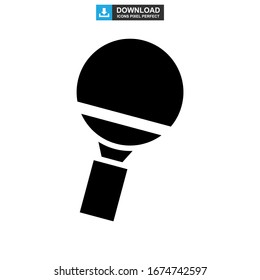 ping pong icon or logo isolated sign symbol vector illustration - high quality black style vector icons
