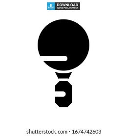 ping pong icon or logo isolated sign symbol vector illustration - high quality black style vector icons
