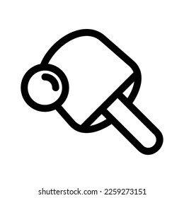 ping pong icon or logo isolated sign symbol vector illustration - high quality black style vector icons