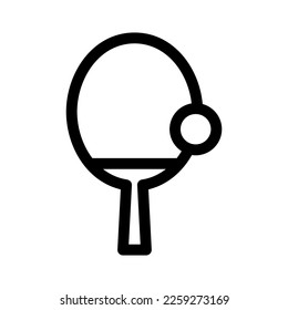 ping pong icon or logo isolated sign symbol vector illustration - high quality black style vector icons