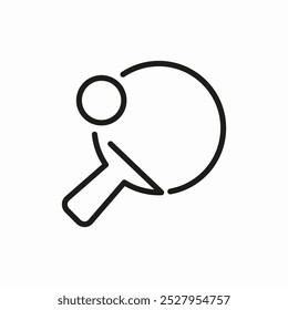 ping pong icon sign vector