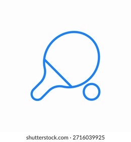 Tischtennis-Symbol, Vektorsymbol