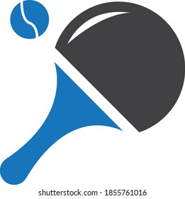 Ping pong Icon simple vector illustration