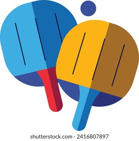 Ping pong Icon. table tennis symbol

