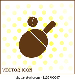 Ping pong Icon in trendy flat style. Vector illustration, EPS10.