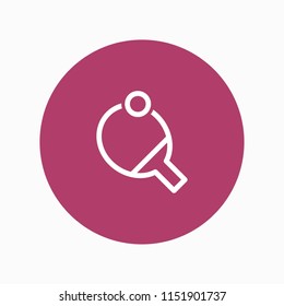 ping pong icon vector