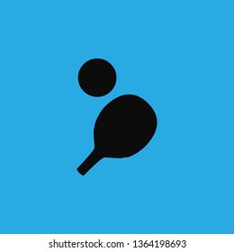 Ping pong icon vector
