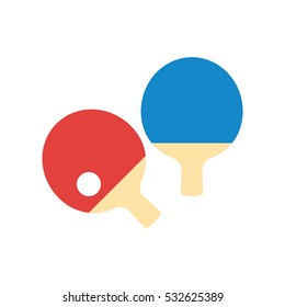 Ping pong icon vector