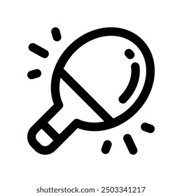 ping pong icon. vector line icon for your website, mobile, presentation, and logo design.