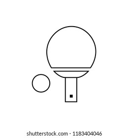 Ping pong icon. Vector sport ping pong icon.