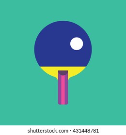 Ping Pong Icon Vector, Ping Pong Vector, Sports Vector
