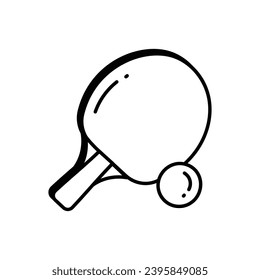 Ping Pong icon vector stock illustration