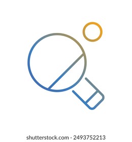 Ping Pong icon vector stock illustration