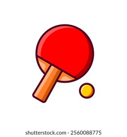 Ping pong illustration. Ping pong icon. vector ping pong.