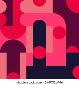 Ping Pong Line Abstract Background With Sugar Maple Color Theme. Great for background, template, banner design, wallpaper, wall decoration, book cover, web design, ornament and decoration