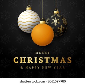 ping pong Merry Christmas and Happy New Year luxury Sports greeting card. table tennis ball as a Christmas ball on background. Vector illustration.