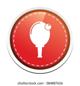 ping pong paddle icon