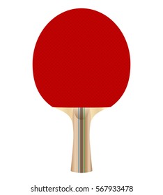 Ping pong paddle, vector design