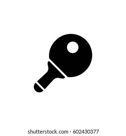 ping pong paddle vector icon