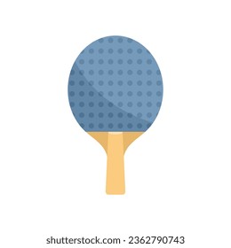Ping pong pallet icon flat vector. Sport exercise. Health gym isolated