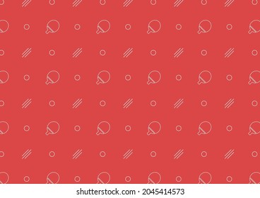 Ping Pong pattern wallpaper. Ping Pong icon vector.