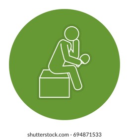 ping pong player silhouette