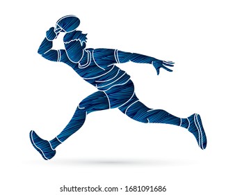 Ping Pong player, Table tennis action cartoon graphic vector