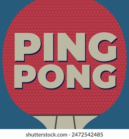 Ping pong Poster Template. Table and rackets for ping-pong.Table tennis tournament, championship, promotion flyer. Pingpong competition, indoor sport game, placard, cards background,banner.