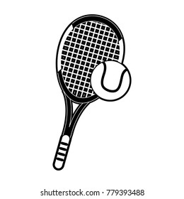 Ping pong racket and ball