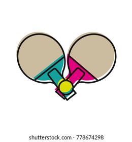 Ping pong racket design