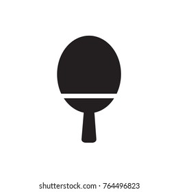 ping pong racket icon illustration isolated vector sign symbol