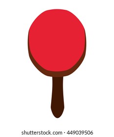 ping pong racket  isolated icon design, vector illustration  graphic 