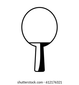 ping pong racket isolated icon vector illustration design
