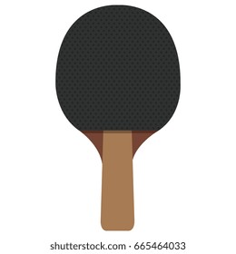 ping pong racket isolated icon