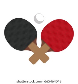 ping pong racket isolated icon
