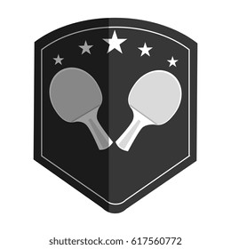 ping pong rackets emblem