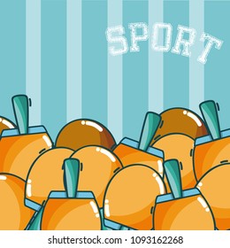 Ping pong rackets equipment