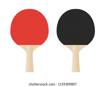 ping pong rackets vector