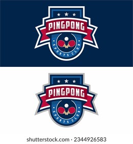 	
Ping Pong Sport Badge Label Logo Design vector template