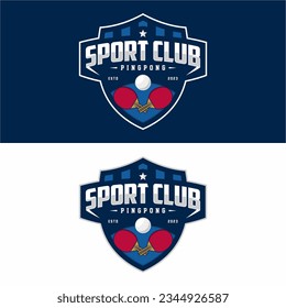 	
Ping Pong Sport Badge Label Logo Design vector template