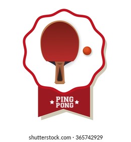 Ping Pong sport design 