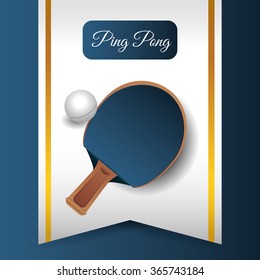 Ping Pong sport design 