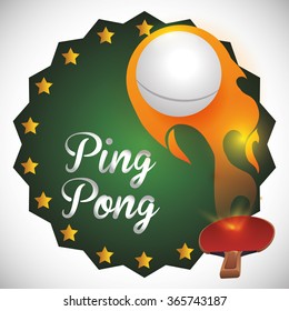 Ping Pong sport design 